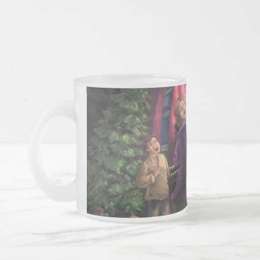 Kerstmis Along Matglas Koffiemok (Links)