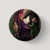 Kerstmis Along Ronde Button 3,2 Cm (Voorkant)
