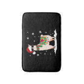 Kerstmis - Alpaca - Kerstmis Badmat (Voorkant Verticaal)