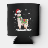 Kerstmis - Alpaca - Kerstmis Blikjeskoeler (Voorkant)