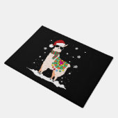 Kerstmis - Alpaca - Kerstmis Deurmat (Schuin)