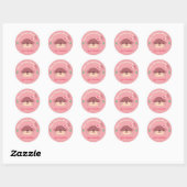 Kerstmis als geen andere Kerstgroet Ronde Sticker (Vel)