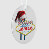 Kerstmis als Vegas Sign. Ornament (voorkant)