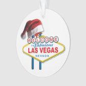 Kerstmis als Vegas Sign. Ornament (voorkant)