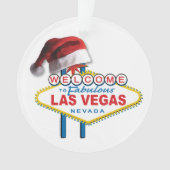 Kerstmis als Vegas Sign. Ornament (voorkant)