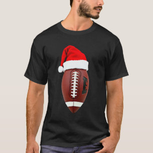 Kerstmis American Football Bal Sinterklaas Hoed (3 T-shirt