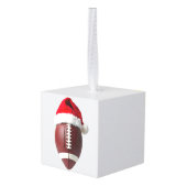 Kerstmis Amerikaans Voetbal Bal Sinterklaas Hoed Decoratie (Achter hoekig)