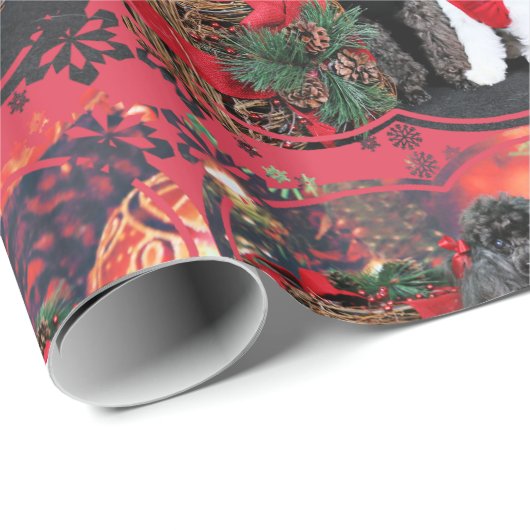 Kerstmis - Amiche Poodle - Tinkerbell Maltees Cadeaupapier (Rol Hoek)