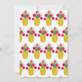 Kerstmis ananananasholiday kaart (Achterkant)