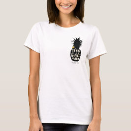 Kerstmis Ananas Kerstvakantie T-shirt