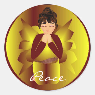 Kerstmis, Angel I Sticker - 