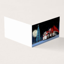 Kerstmis animatie truck kaart