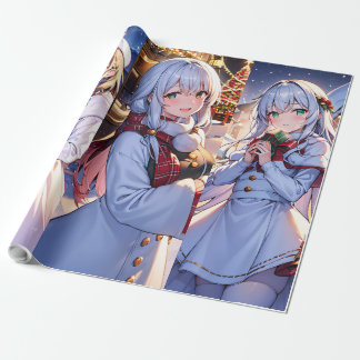Kerstmis Anime Gift Cadeaupapier