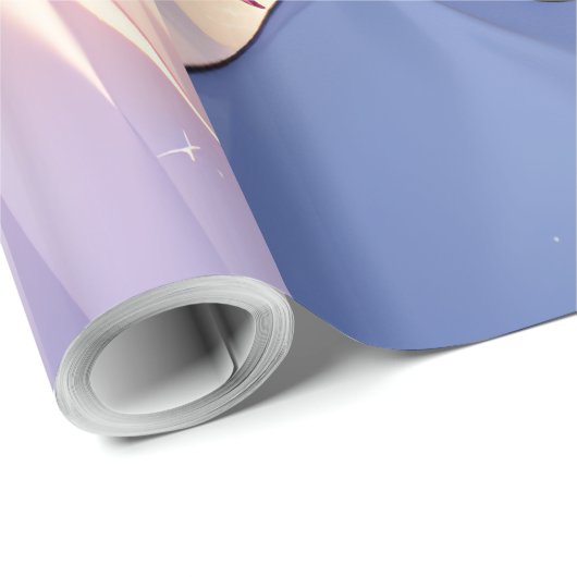 Kerstmis Anime Gift Cadeaupapier (Rol Hoek)