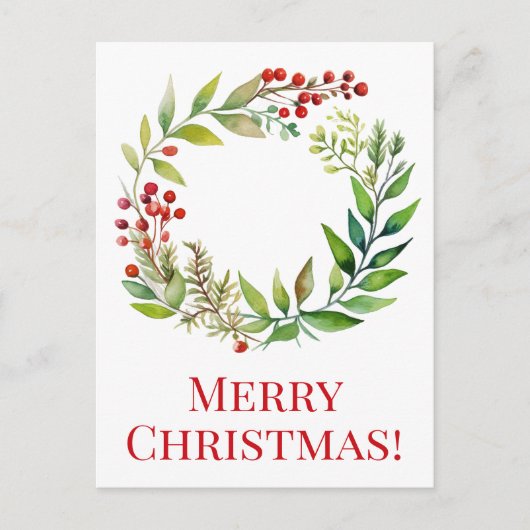 Kerstmis ansichtkaarten briefkaart (Voorkant)