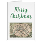 Kerstmis  Antiek Paris Street Map (Voorkant)