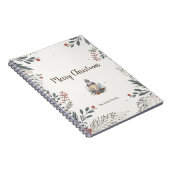 Kerstmis Aquarel Groeten Notitieboek (Rechterzijde)