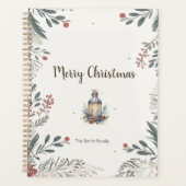 Kerstmis Aquarel Groeten Planner (Voorkant)
