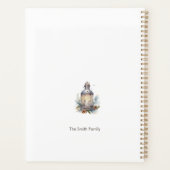 Kerstmis Aquarel Groeten Planner (Achterkant)
