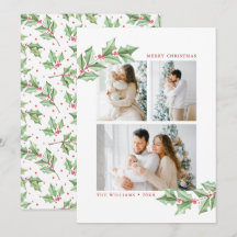 Kerstmis Aquarel Hulst 3 Foto's Vakantie