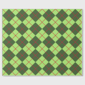 Kerstmis Argyle Inpakpapier (Vlak)
