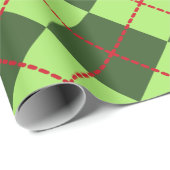 Kerstmis Argyle Inpakpapier (Rol Hoek)