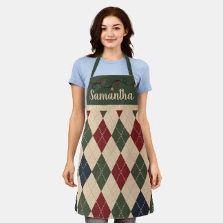 Kerstmis Argyle Schort