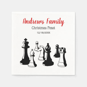 Kerstmis -  artikelen voor schaakartikelen #2 servetten