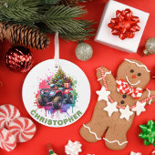 Kerstmis ATV Aangepaste Naam Ornament
