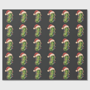 Kerstmis Augurk Augurk In Kerstmis Licht Augurk Cadeaupapier