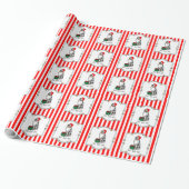Kerstmis: Australische herder (blauwe kool tan/w 1 Cadeaupapier (Uitgerold)