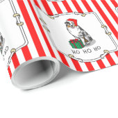 Kerstmis: Australische herder (blauwe kool tan/w 1 Cadeaupapier (Rol Hoek)