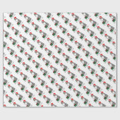 Kerstmis: Australische herder (blauwe kool tan/w 1 Cadeaupapier (Vlak)