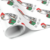 Kerstmis: Australische herder (blauwe kool tan/w 1 Cadeaupapier (Rol Hoek)