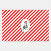 Kerstmis: Australische herder (blauwe kool tan/w 1 Inpakpapier Vel (Voorkant 2)