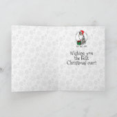 Kerstmis: Australische herder (blauwe kool tan/w 1 Kaart (Binnen)