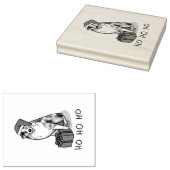 Kerstmis: Australische herder (blauwe kool tan/w 1 Rubberstempel (Gestempeld)