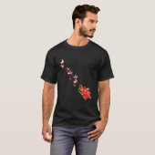 Kerstmis Australische herder Xmas Gift Idea T-Shi T-shirt (Voorkant volledig)