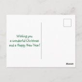 Kerstmis autisme briefkaart (Achterkant)