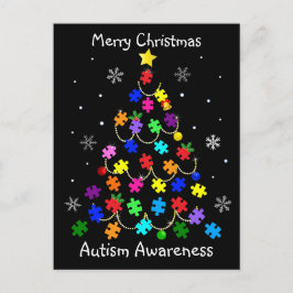 Kerstmis autisme briefkaart