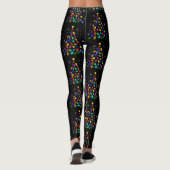 Kerstmis autisme leggings (Achterkant)