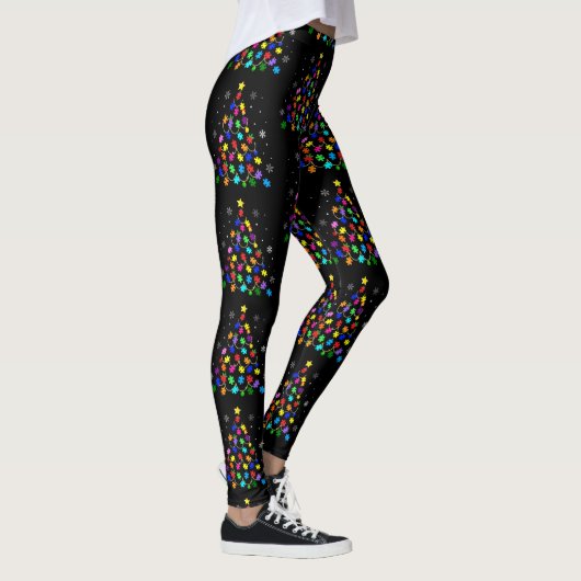 Kerstmis autisme leggings (Rechts)
