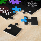 Kerstmis autisme legpuzzel (Zijkant)