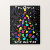 Kerstmis autisme legpuzzel (Verticaal)