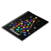 Kerstmis autisme notitieboek (Linkerzijde)