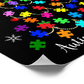 Kerstmis autisme poster (Hoek)