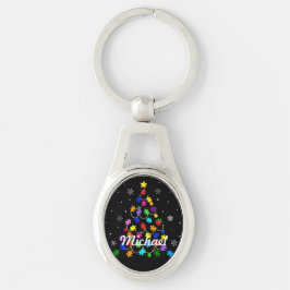 Kerstmis autisme sleutelhanger