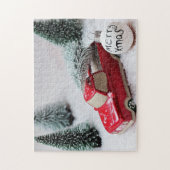Kerstmis auto legpuzzel (Verticaal)