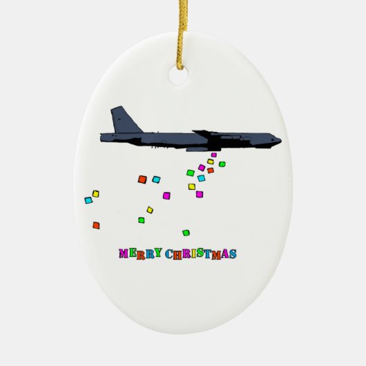 Kerstmis - B-52 Gifting - Keramisch Ornament (Voorkant)