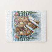 KERSTMIS BABBA YAGA'S GINGERBREAD HUIS LEGPUZZEL (Horizontaal)